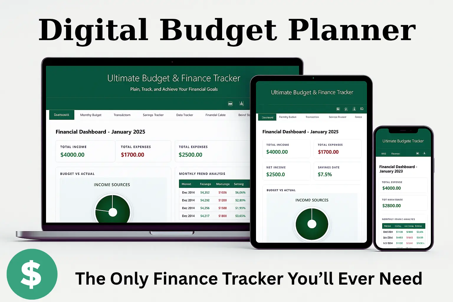 Ultimate Budget Tracker – Personal Finance Manager